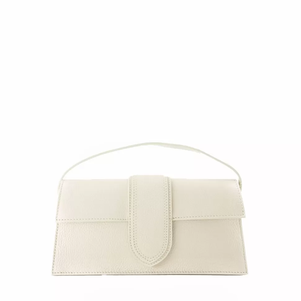 Missen Olivia & Kate Beige Leren Horizontale-Tas