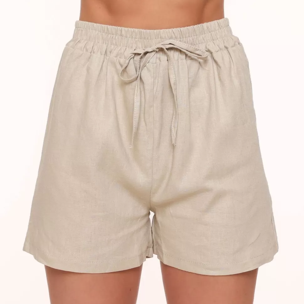 Missen Olivia & Kate Beige Linnen-Short