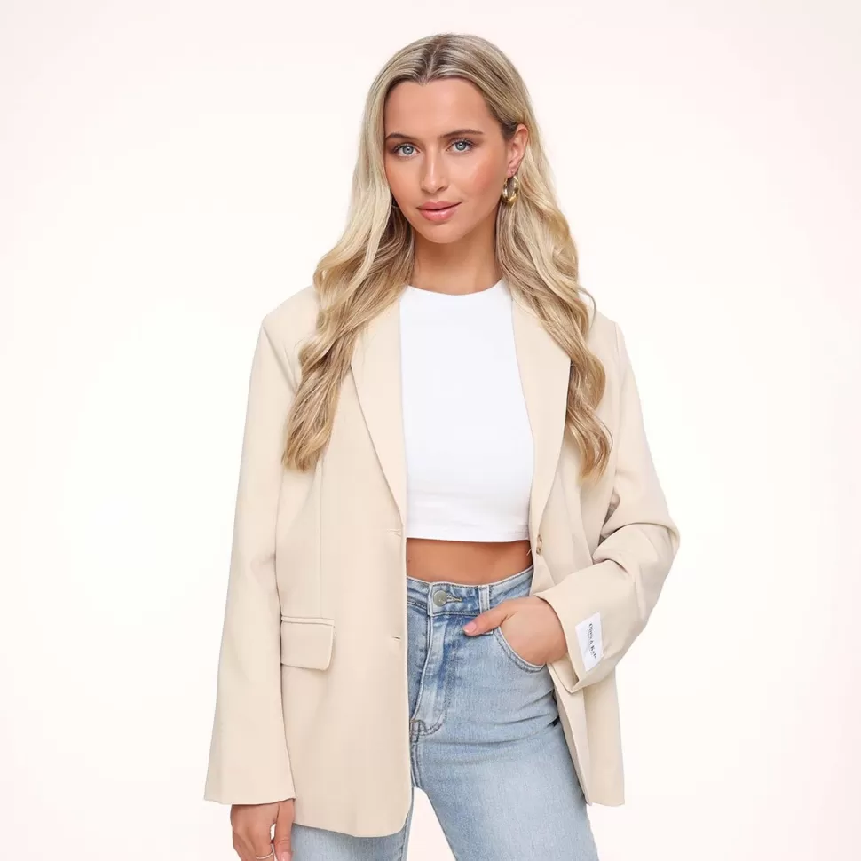 Missen Olivia & Kate Beige Studio Basic-Blazer