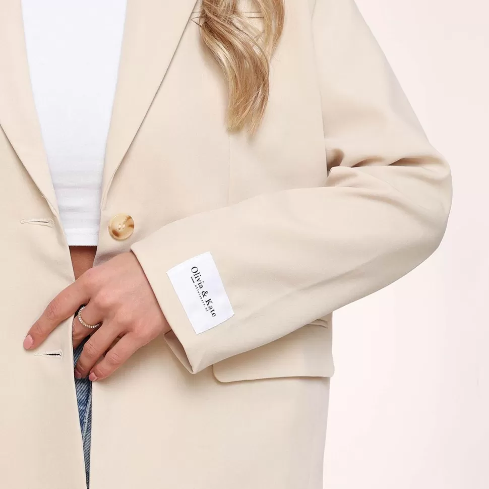 Missen Olivia & Kate Beige Studio Basic-Blazer