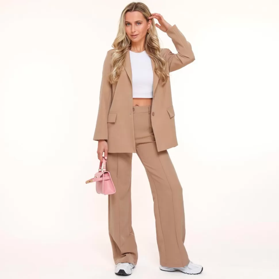 Missen Olivia & Kate Camel Basic-Pantalon