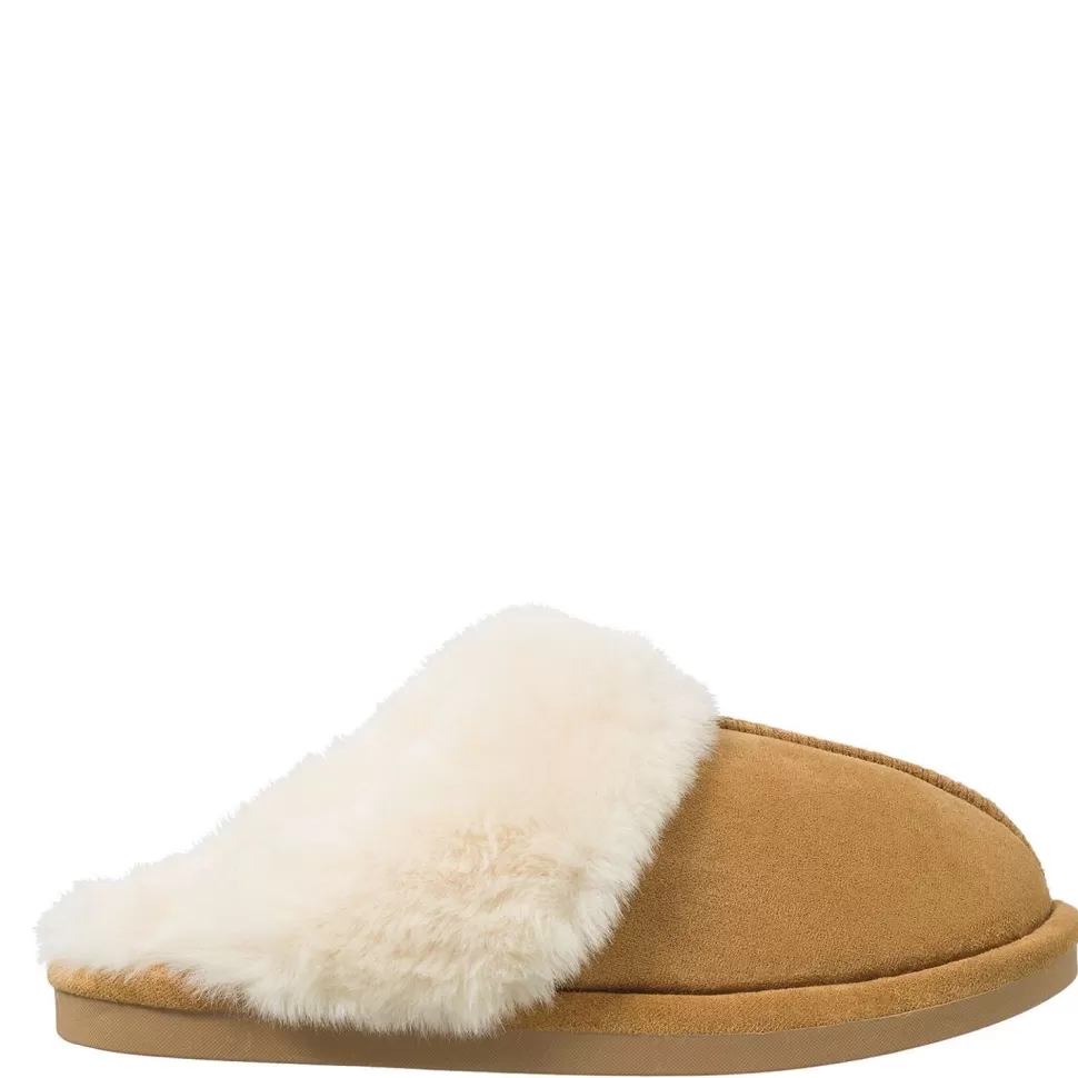 Missen Olivia & Kate Camel Fluffy-Pantoffels