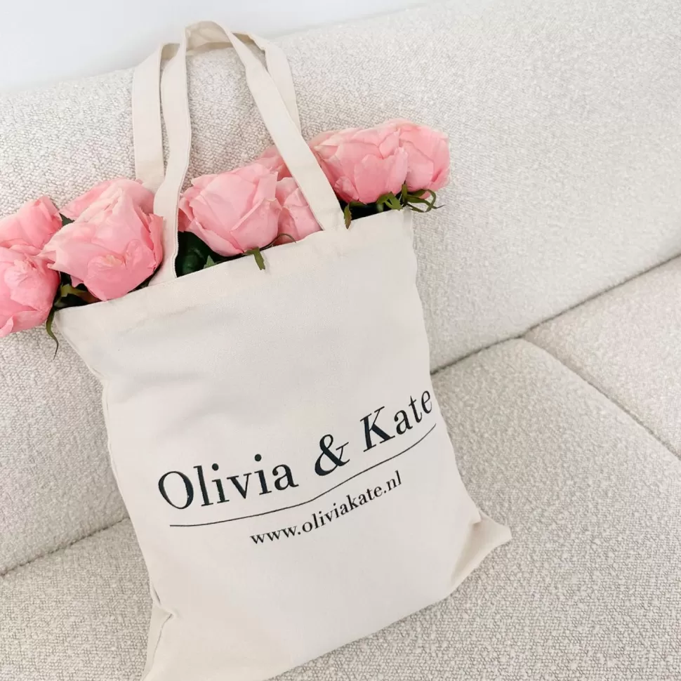 Missen Olivia & Kate Creme Canvas-Tas