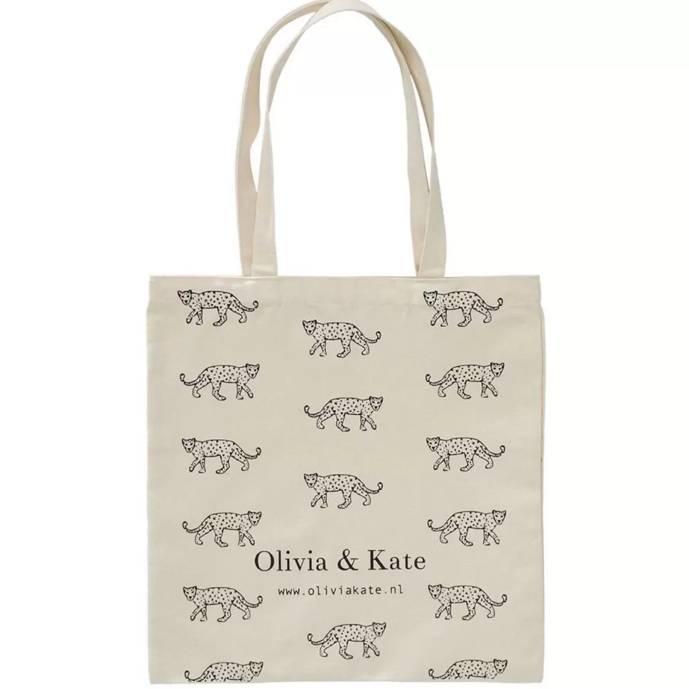 Missen Olivia & Kate Leopards-Canvas Bag