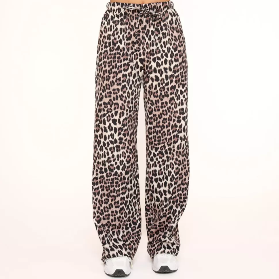 Missen Olivia & Kate Panterprint Tall Loszittende-Broek