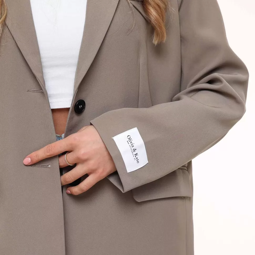 Missen Olivia & Kate Taupe Studio Basic-Blazer