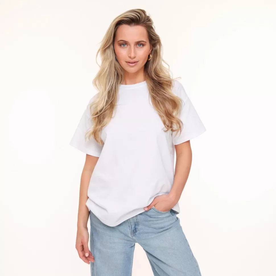 Missen Olivia & Kate Witte Oversized Basic Ss-T-Shirt