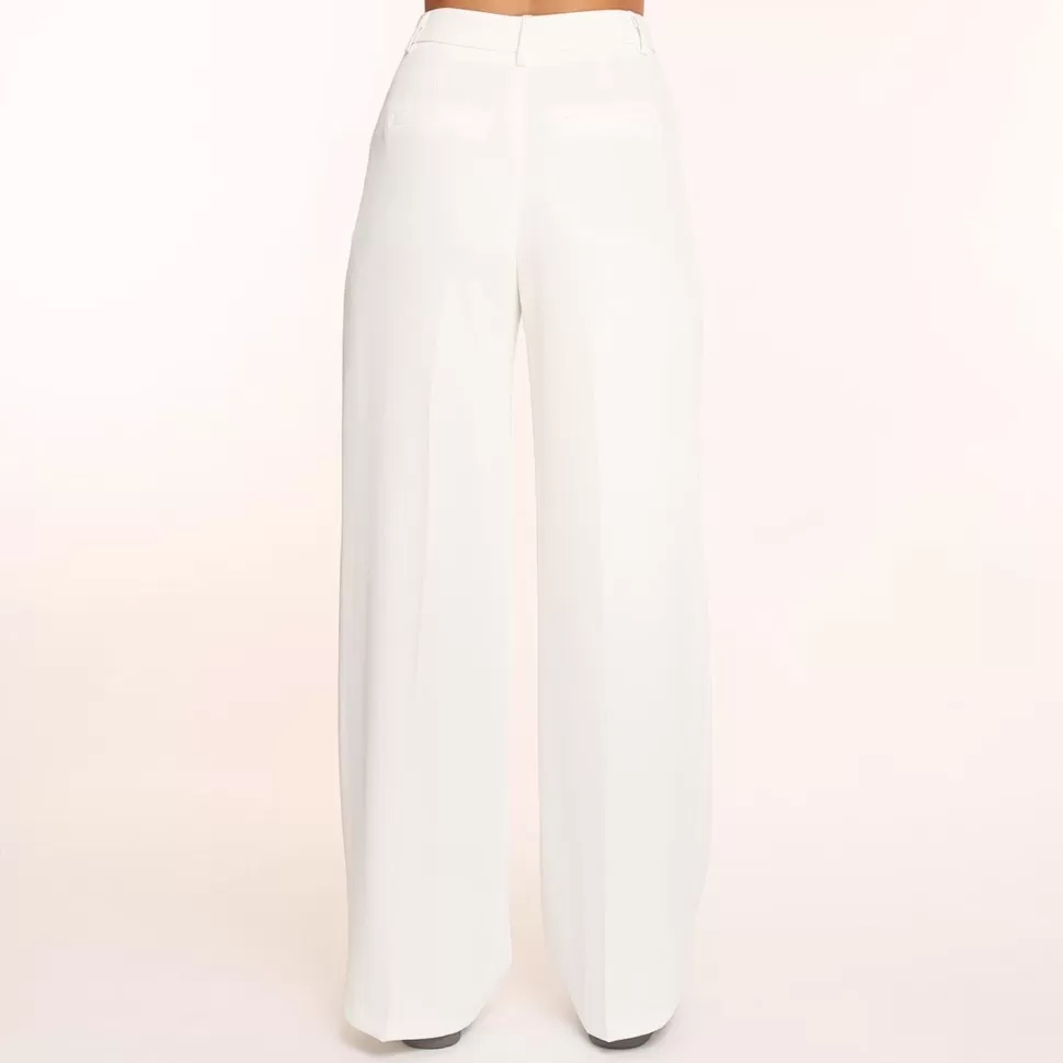 Missen Olivia & Kate Witte Wijde-Pantalon